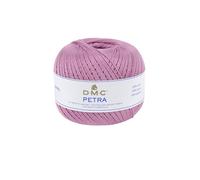 DMC-Filato di Petra, in Puro Cotone, Taglia 5, Colore: Rosa