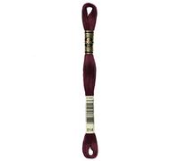 DMC, filo da ricamo mouliné in cotone mouliné per ricamo a mano e cucito, colore n. 814, 1 matassa da 8 m