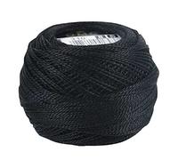 DMC Gomitoli di cotone perlato, dimensioni: 8-90 m, colore: nero