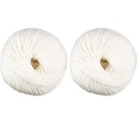 DMC, gomitolo di Lana, Colore 01, Bianco (Confezione da 2)