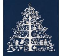 DMC Kit Punto Croce - Albero di Natale Blu Natale Keepsake Nordic Design