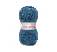 DMC - Knitty 4 Glitter - Tocco metallizzato | Ideale per tutti i tipi di creazioni - Ferri n. 4 | 50 g - 148 m - 5 colori disponibili