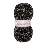 DMC - Knitty 4 Glitter - Tocco metallizzato | Ideale per tutti i tipi di creazioni - Ferri n. 4 | 50 g - 148 m - 5 colori disponibili