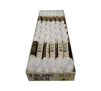 DMC Matassa di cotone perlato, misura 5, colore bianco (12 matasse)