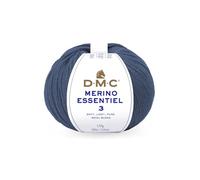 DMC - Merino Essentiel 3, 200 m | 50% Lana, 50% Acrilico - Ideale per tutti i tipi di capi | 24 colori