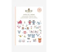 DMC - Mini book punto croce BEBÉ, formato A6, 40 pagine con 80/100 mini motivi
