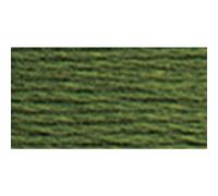DMC Garn Filo mouliné per punto croce 6 capi Verde Avocado Medio 8 m