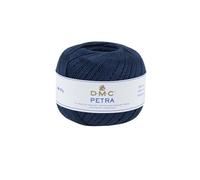 DMC Petra Filato Misura 3, Cotone, Blu Scuro, 9x9x8 cm, 100 unità