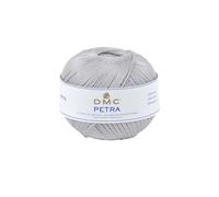 DMC Petra, gomitolo, 100% Cotone, Colore Grigio, Misura 5
