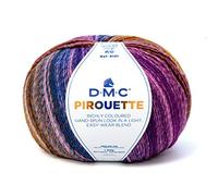 DMC - Pirouette, effetto multicolore - Caldo, morbido e leggero | Ideale per tutti i capi di abbigliamento | 200 g, 500 m, 10 colori