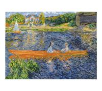 DMC Set per punto croce "Serie National Galerie Renoir - La barca a remi", schem