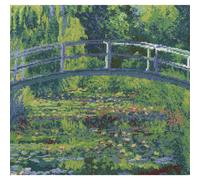 DMC - Lo stagno delle ninfee di Monet, The National Gallery Kit Punto croce avanzato