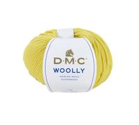 DMC Garn Filato Woolly 100% Merino – Morbido per pelli sensibili – 50 g Colore 093 Giallo