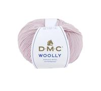 DMC Filato Woolly 488-041 100% Merino Morbido per pelli sensibili Rosa pallido 50 g