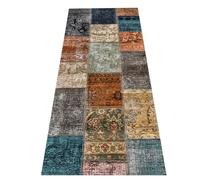 DMCHENGMA Carpet Runner for Hallway Colorful Narrow rug Runner for Hall Non-Slip Washable Long 1m 1.5m 2m 2.5m 3m 350cm 4m 450cm 5m 6m Running Mat Geometric Runner rug(100x450cm)