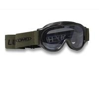 DMD Occhiali per Casco, Ghost Goggle Green Fumè, U