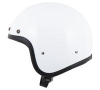 DMD Retro Solid Bianco Casco Jet (Bianco) TG: L (59)