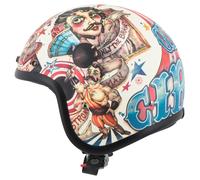 DMD Retro Circus Casco Jet unisex beige, taglia S
