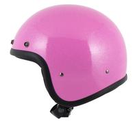 DMD Retro Glitter Pink casco jet S