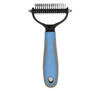 DmDoyy 1 Pcs Pet Spazzola Per Gatti E Cani, Spazzola Rimuovi Pelo Strumento, Spazzola Per Gatto Per La Rimozione Del Pelo, Per Tutte Le Razze, Blue+Comb