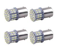 DmDoyy 1156 LED 12v 24v Lampadina 5W, White Super Bright Light Bulb, Per Interni Rv Turn Luce, Di Segnale, Di Luce, Di Retromarcia, Fanale Posteriore, 4 Pcs