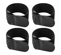 DmDoyy Cinghie elastiche in velcro, fascette stringicavo richiudibili, multi funzione, velcro per fermagli, biciclette, auto, casa(4 Pezzi)