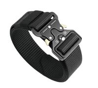 DmDoyy Cintura Tattica Uomo, Uomo Elastica Regolabile Con Fibbia in Lega Di Zinco, Fibbia Multifunzione Per Caccia Camping Outdoor Trekking Sportive, 1Pcs