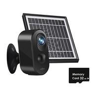 DMETE 3MP Wireless Sorveglianza 4G Fotocamera 3.5W Pannello Solare CCTV IP Cam Batteria Esterna Mini Protezione di Sicurezza Casa Tuya Installazione semplice(4G Solar Cam 32G)