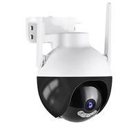 DMETE 4K 8MP PTZ Camera 4MP Ai Human Detection Videosorveglianza Colore esterno IR Visione notturna Cloud CCTV Telecamera di sicurezza domestica Installazione semplice(4MP Add 128G Card)