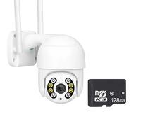 DMETE 4K 8MP Wireless IP Camera Outdoor Security PTZ 4MP HD Auto Tracking Video Surveillance CCTV P2P Installazione semplice(4MP Add 128G)