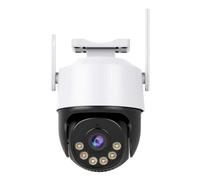 DMETE 8MP 4K IP Camera 5MP Speed Dome Auto Tracking PTZ Smart Home Outdoor Wireless Surveillance Monitor Installazione semplice(8MP Add 64G Card)