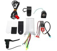 DMETE Accessori scooter Elettrico 36V350W Controller Cruscotto Acceleratore Faro Fanale posteriore Freno a mano Set completo Fai da te facile(Kit 5)