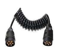 DMETE Attacco per rimorchio, 7 Spille Camion Rimorchio Light Board Cavo di Prolunga Piombo Maschio A Femmina Spina Presa Filo Parte Giunti Circuito Spina Presa Precise Fit(B 200cm)
