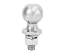 DMETE Attacco per rimorchio, Sfere di Traino Cromate Facile da Installare Gambo Tondo Resistente alla Corrosione 2000LBS Sfera di Traino di capacità for Trattorino ATV UTV Precise Fit