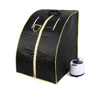 DMETE Bagno Turco Portatile for Sauna Domestica, Macchina benefica for la Pelle da 2,0 Litri, Struttura in Acciaio articolare Semplice for Bagno termale Dimagrante per Il Relax(1)