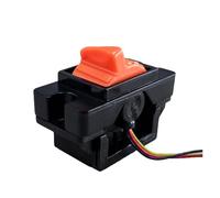 DMETE Joystick di controllo SMC102 Joystick Hall a controllo remoto con maniglia industriale a bilanciere a barra arancione a spinta singola, ingneria Manovra sicura(0-5V,A_D11=11TH GEAR)