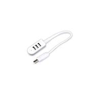 DMETE Nuovo 3 Porte USB Splitter Uno for Tre 3A Convertitore di Prolunga del Caricatore Cavo Espansione Linea Hub Multi-Porta Cavi Dati Mini-USB Caricabatterie Sicuro(120cm)