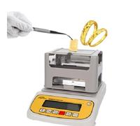 DMETE Tester di autenticità for Oro, Platino, misuratore di densità a Giada, Tester di purezza del Palladio, identificazione di Argento e Metalli preziosi Macchina per Prove sui Metalli(DX-3000K)