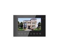 DMETE Videocitofono Tuya Smart da 7 pollici, app 1080P, Wi-Fi wireless, campanello con scheda RFIC, citofono for villa, portiere, 1-4 famiglie Notifiche in tempo reale(M86714B1-EMB)