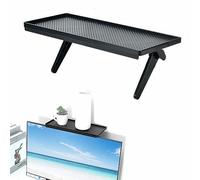 DMFSHI Mensola Superior TV, Mensola TV per Archiviazione, Supporto di Montaggio per TV Computer Cavo Box Altoparlanti Telecomando per Dispositivi Multimedia Streaming (nero)