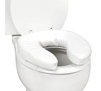 DMI Sedile WC rialzato, alzata per sedile WC, cuscino per sedile WC idoneo FSA HSA e copertura per aggiungere ulteriore imbottitura al sedile del water alleviando la pressione, cuscinetto da 5 cm,