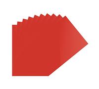 DMiotech 10pz Correzione Gel Luce Filtro Sovrapposizione Trasparente Rosso per Foto, Pellicola,Video