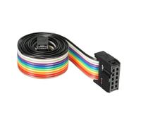 DMiotech 1pz 10 Perni IDC Piatto Nastro Cavo 66cm Lunghezza 2.54mm Passo Scheda Sicurezza Jumper Cavi per Elettronica Progetti Tipo-C