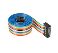 DMiotech 1pz 16 Perni IDC Piatto Nastro Cavo 148cm Lunghezza 2.54mm Passo Scheda Sicurezza Jumper Cavi per Elettronica Progetti Tipo-C