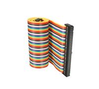DMiotech 1pz 64 Perni IDC Piatto Nastro Cavo 66cm Lunghezza 2.54mm Passo Scheda Sicurezza Jumper Cavi per Elettronica Progetti Tipo-C