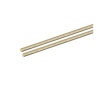 DMiotech 2pz 2mm x 300mm, Ottone Massiccio Tondo Asta, Ottone Asta Tornio Barra Stock per RC Modello Fai-da-te Craft