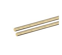 DMiotech 2pz 4mm x 150mm, Ottone Massiccio Rotondo Asta, Ottone Asta Tornio Barra Stoccaggio per Fai-da-te Artigianato