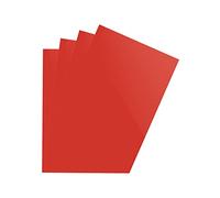 DMiotech 4pz Correzione Gel Luce Filtro Sovrapposizione Trasparente Rosso per Foto, Pellicola,Video