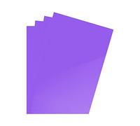 DMiotech 4pz Correzione Gel Luce Filtro Sovrapposizione Trasparente Viola per Foto, Film, Video