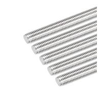 DMiotech 5pz Asta Barra Perni Morsetti e Bulloni a U M14 x 100mm | 304 Inossidabile Acciaio, Completamente Filettato, Destra Mano Filettature